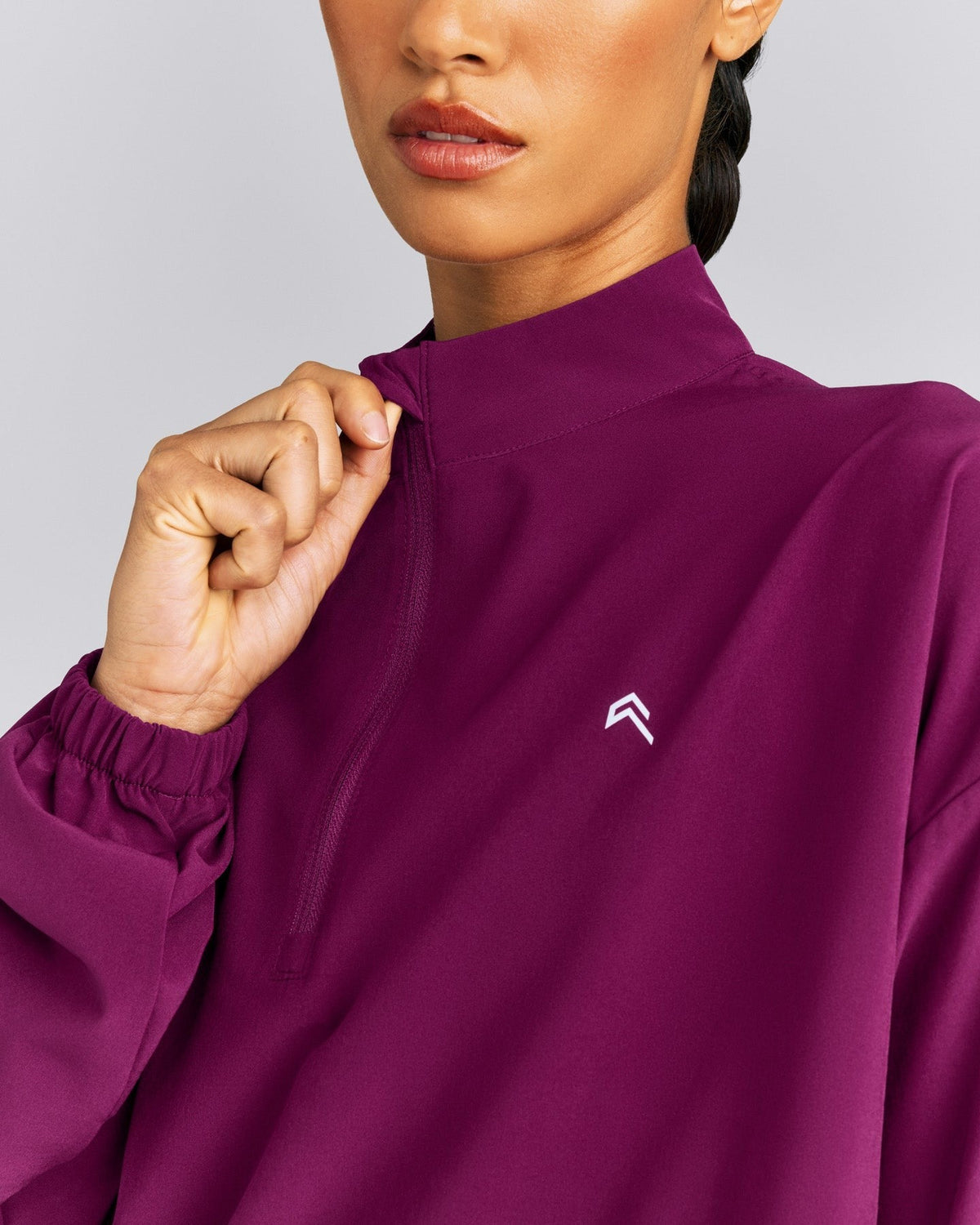 AirMoveTM 1/2 Zip Jacket with Bonding | Ripe Fig