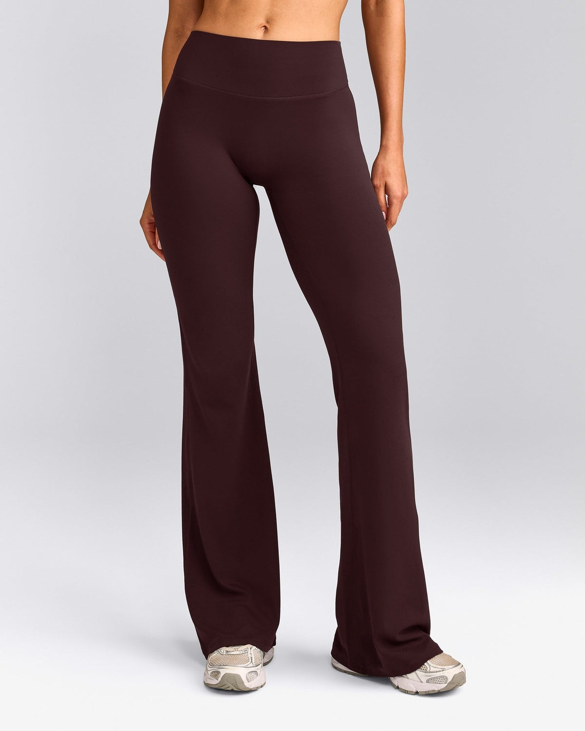 SoftMotionTM Flared Pants | Plum Brown