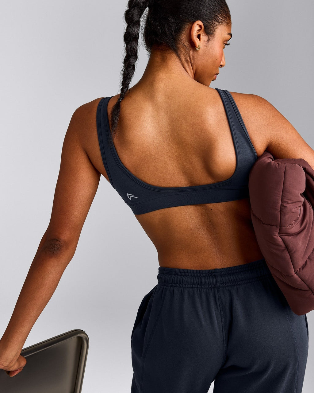 EffortlessLiftTM Square Neck Sports Bra | True Blue