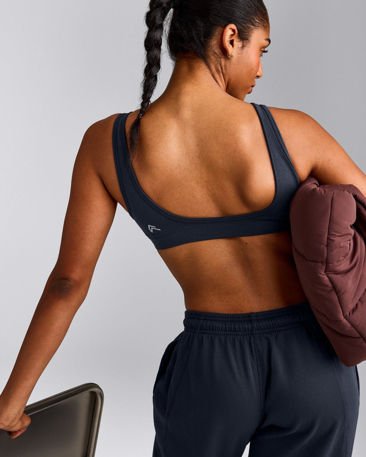 EffortlessLiftTM Square Neck Sports Bra | True Blue