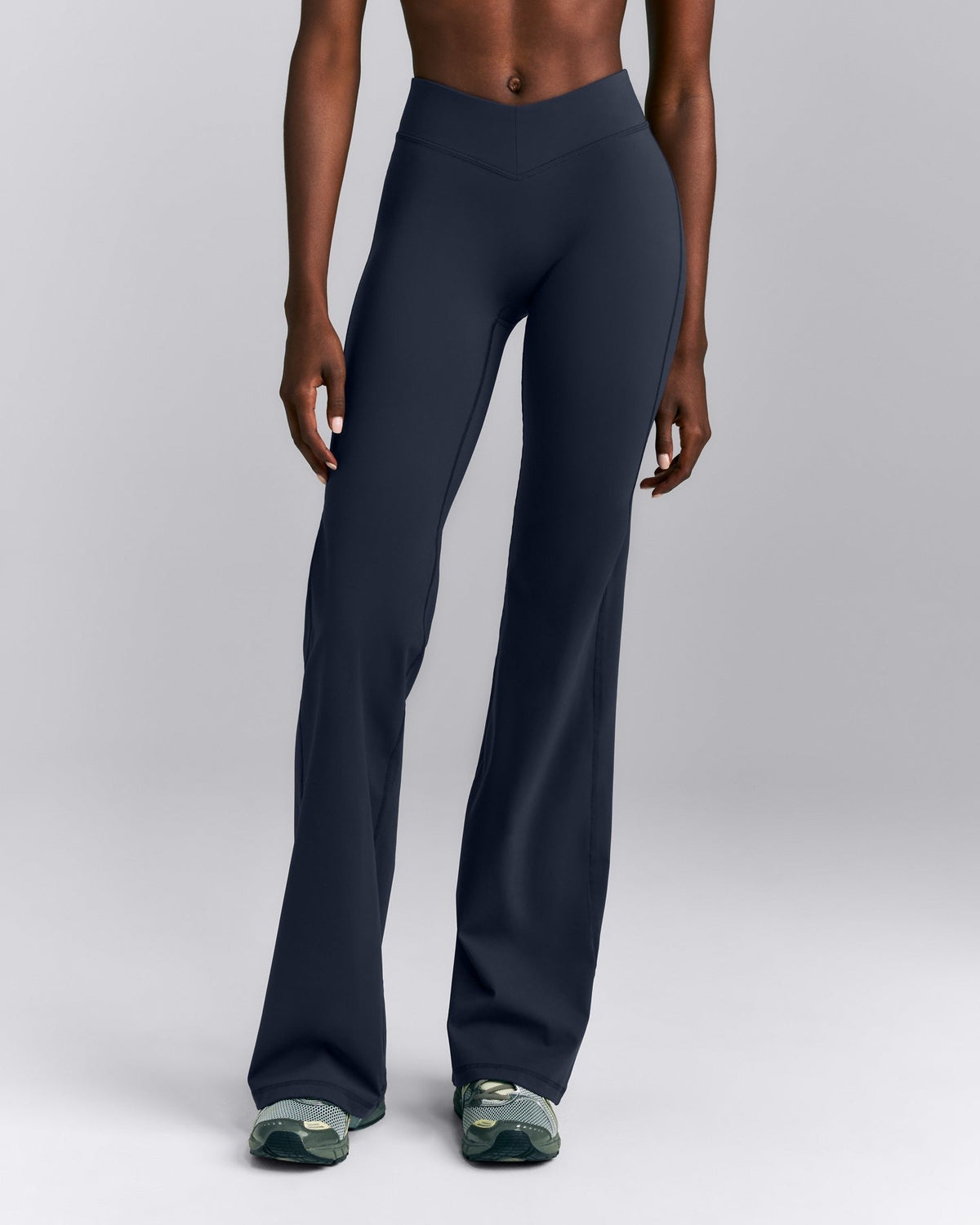 UnifiedMoveTM V Front Mid Rise Flared Pants | True Blue