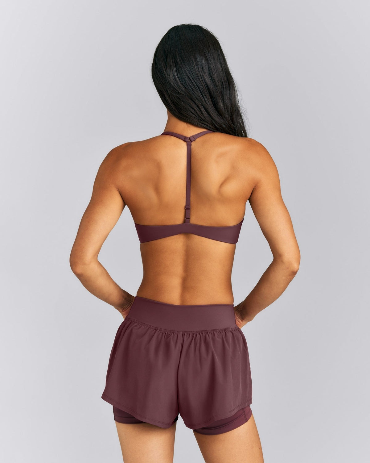 UnifiedMoveTM T Back Minimal Bralette | Velvet Mocha