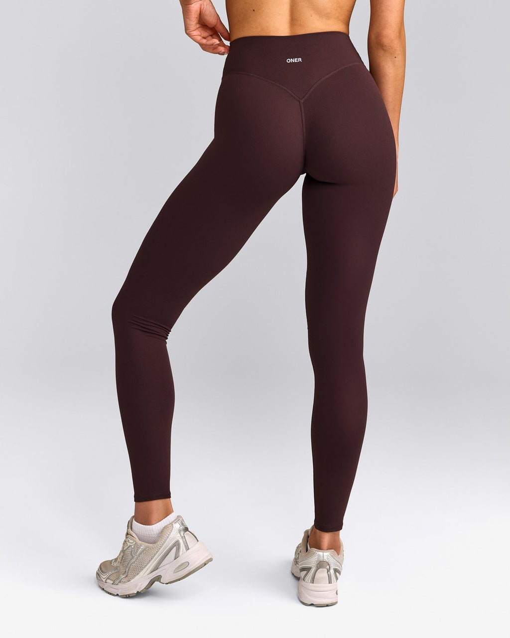 SoftMotionTM High Waisted Leggings | Plum Brown