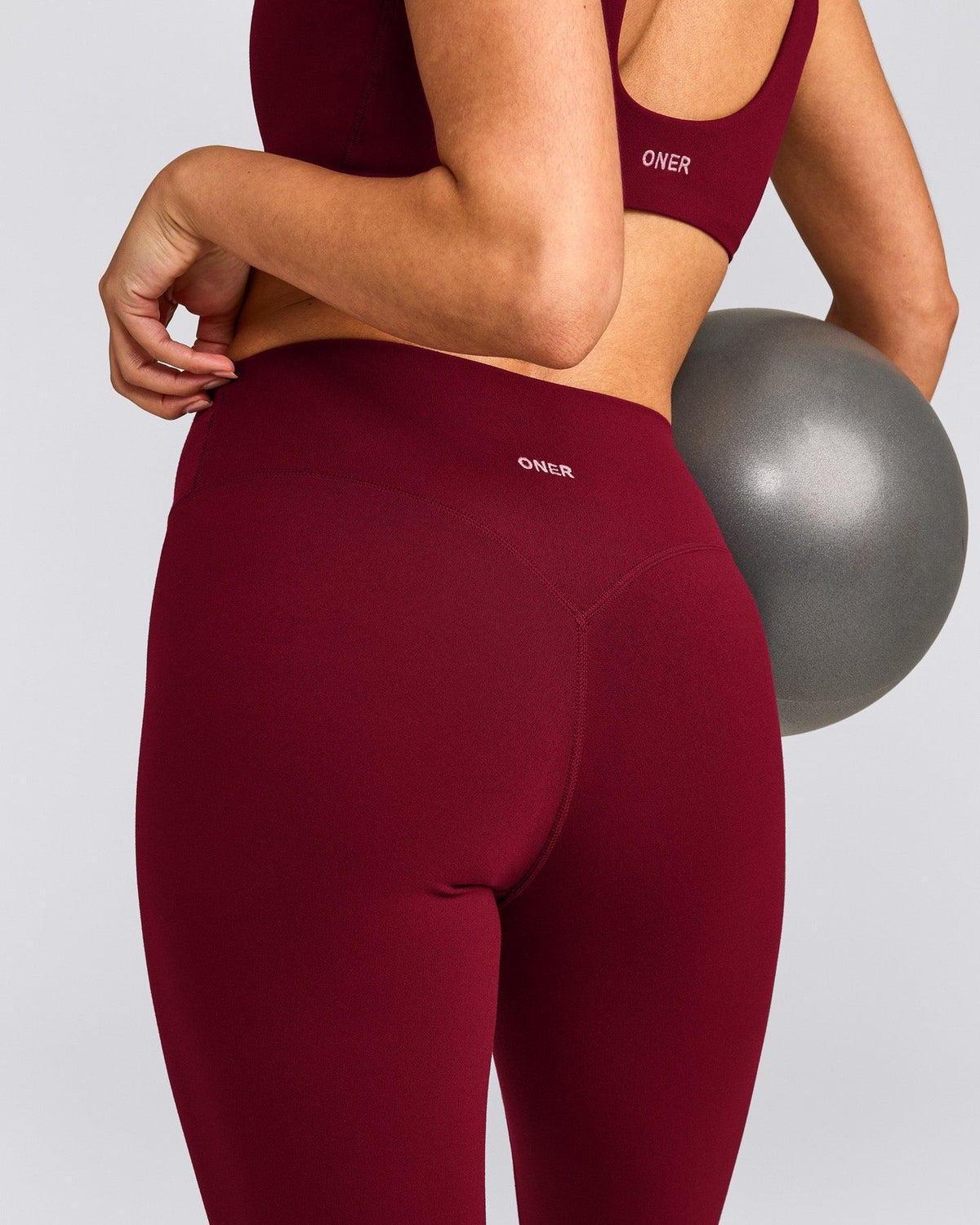 SoftMotionTM High Waisted Leggings | Ruby Red