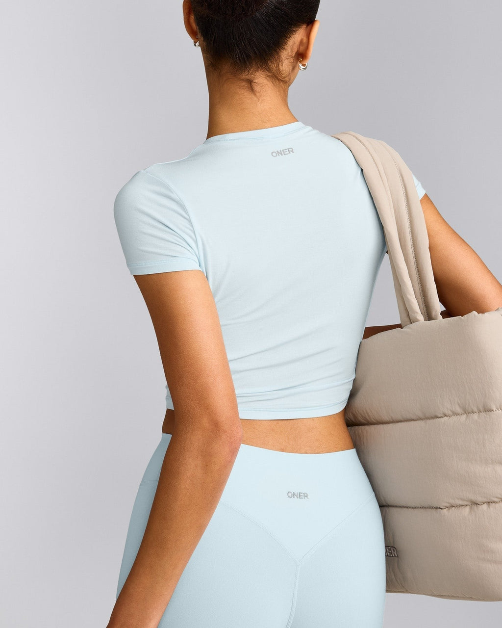 SoftMotionTM High Waisted Leggings | Cloud Blue