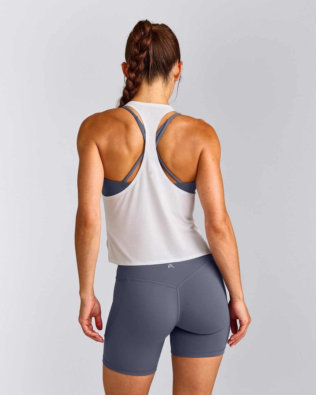 PrecisionMoveTM Drop Armhole Tank Top | White