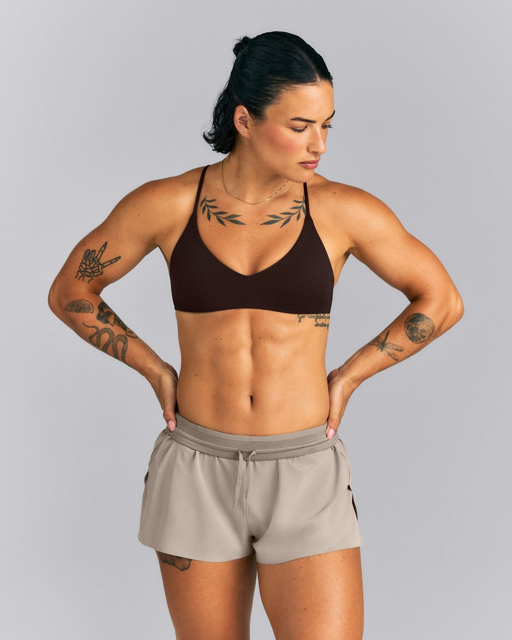 EasyLiftTM Ultra Minimal Bralette | Dark 70% Cocoa