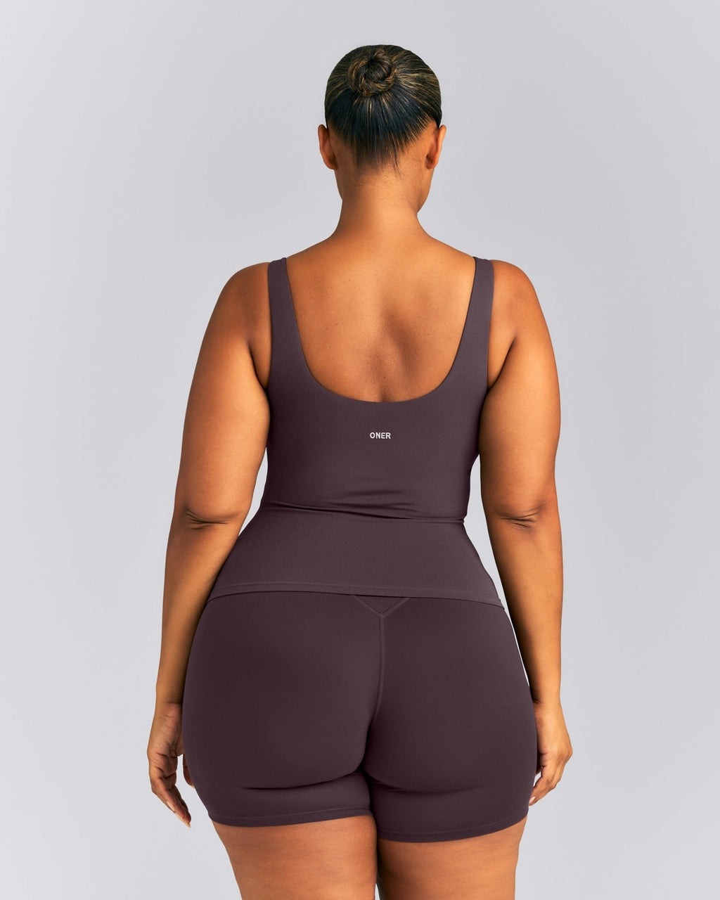 SoftMotionTM Scoop Neck Tank Top | Dark Umber Brown