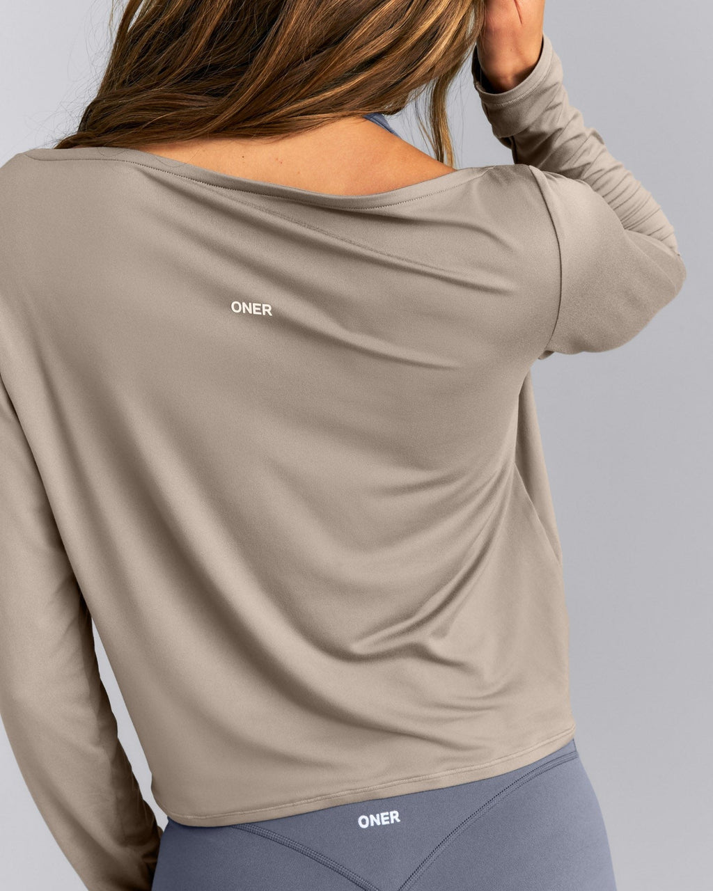 FormeSoftTM Relaxed Slash Neck Long Sleeve Top | Washed Minky