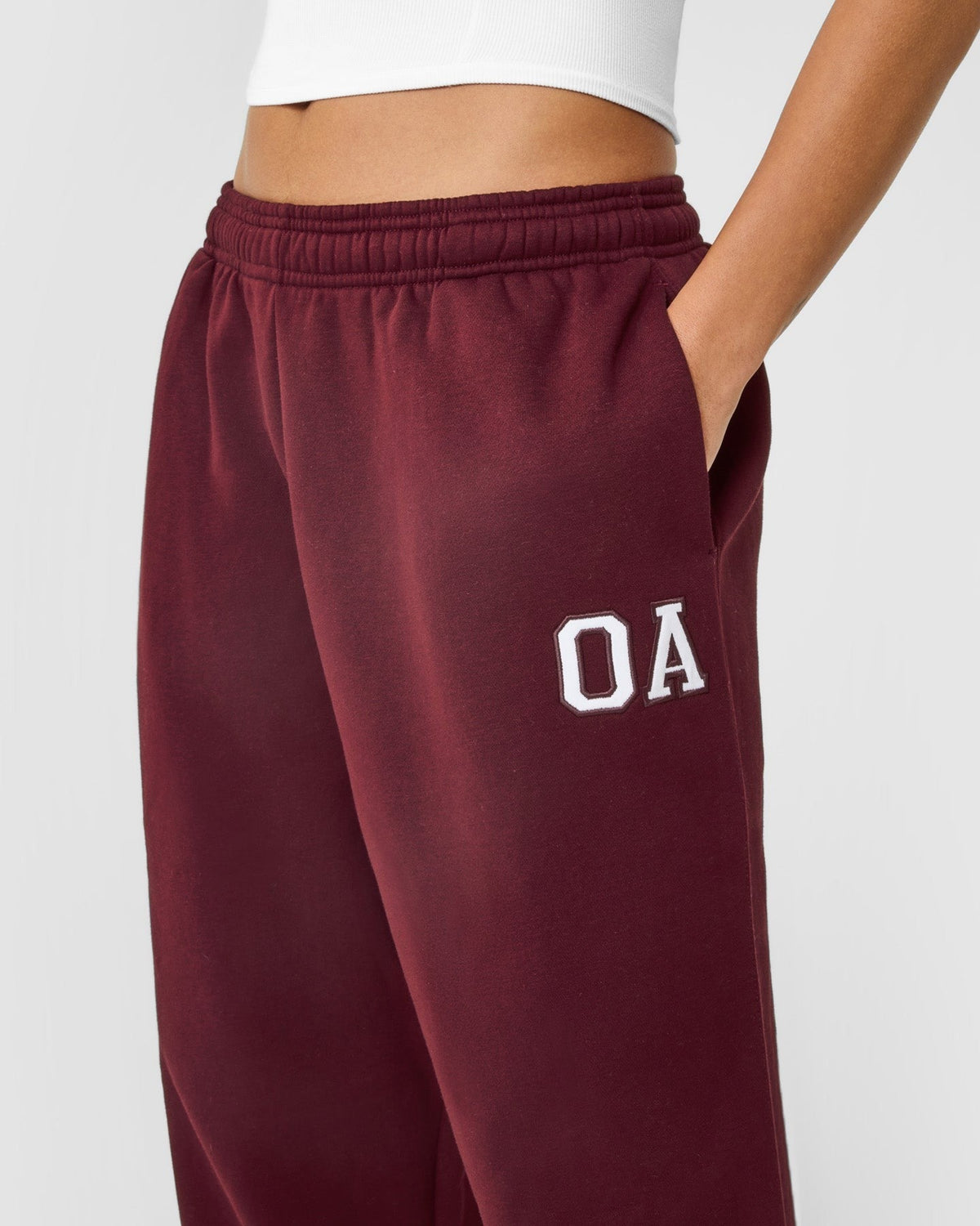 Foundations Oversized Oner Girlfriend Sweatpants | Rosewood
