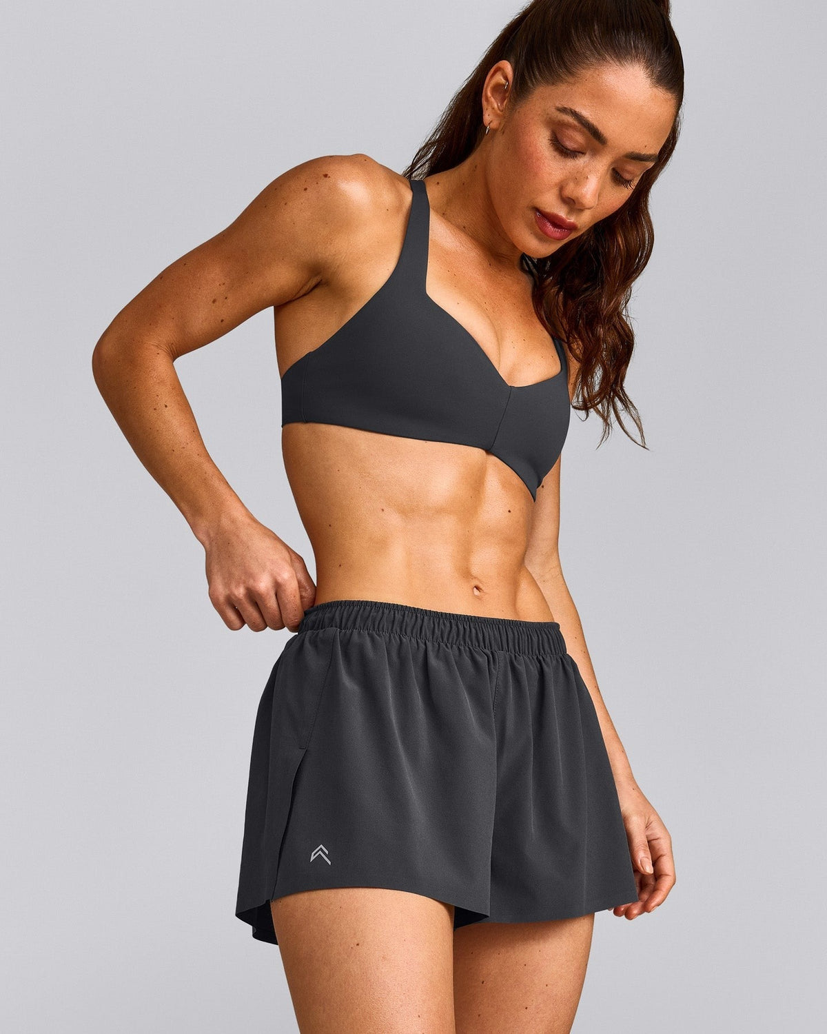 AirMoveTM Lined Shorts 2" with Pocket | Coal