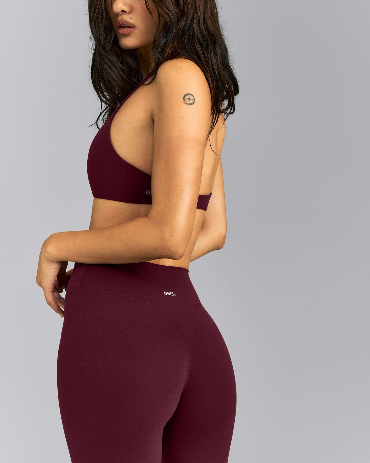 SoftMotionTM High Waisted Leggings | Cherry Lacquer Purple