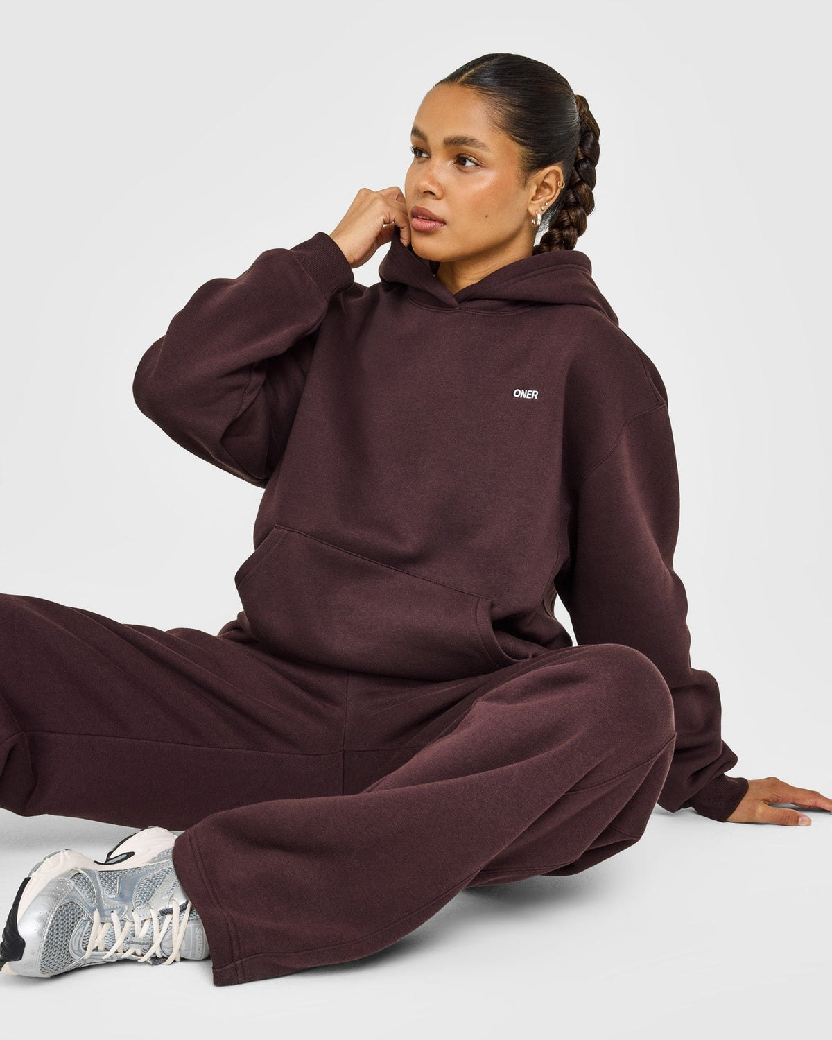 Foundations Hoodie | Plum Brown