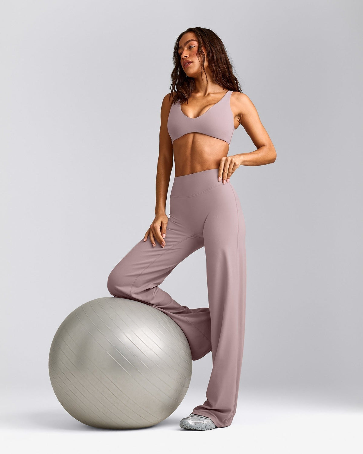 SoftMotionTM Scoop Back Bralette | Dusty Purple