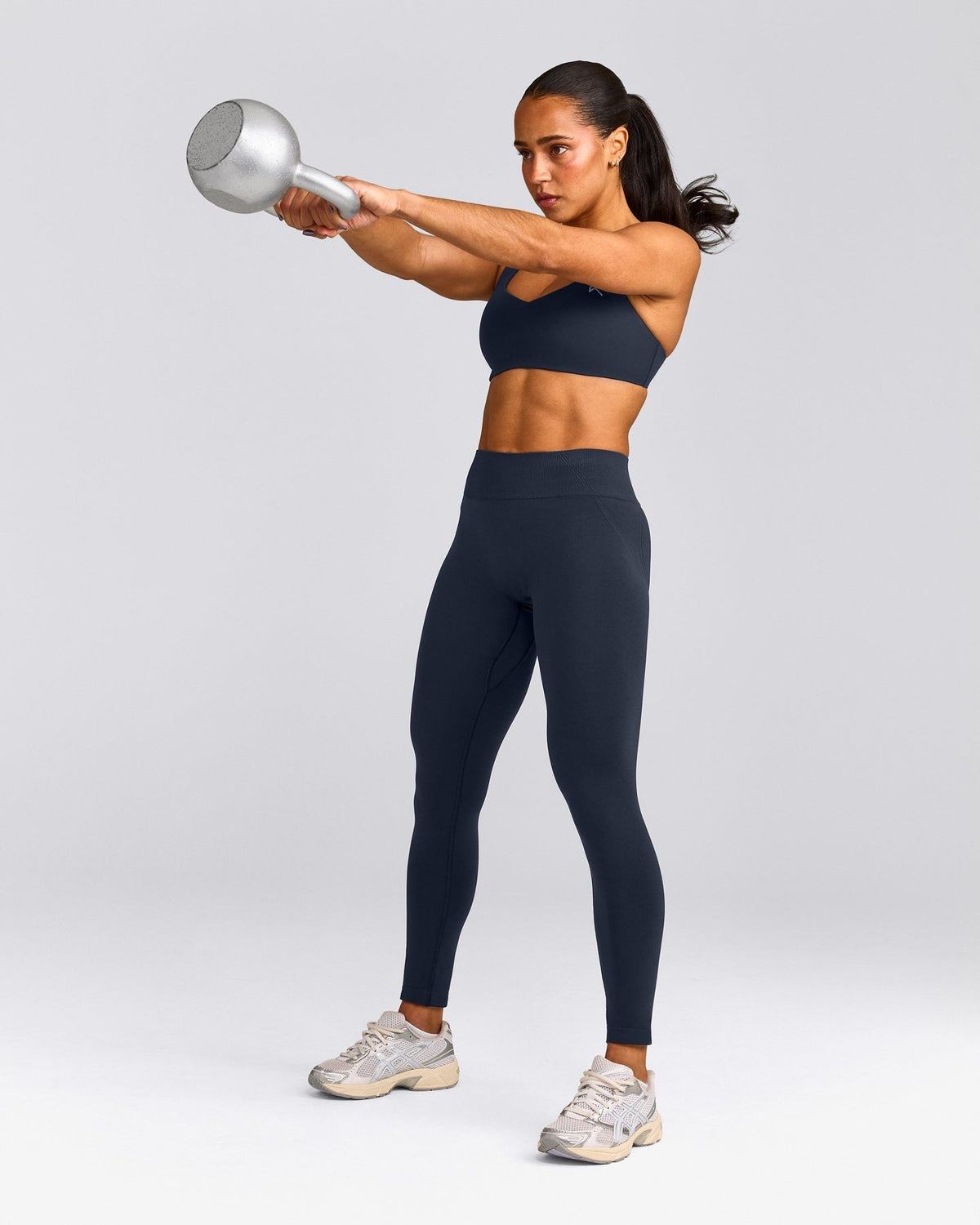 EffortlessLiftTM Seamless Mid Rise Leggings | True Blue