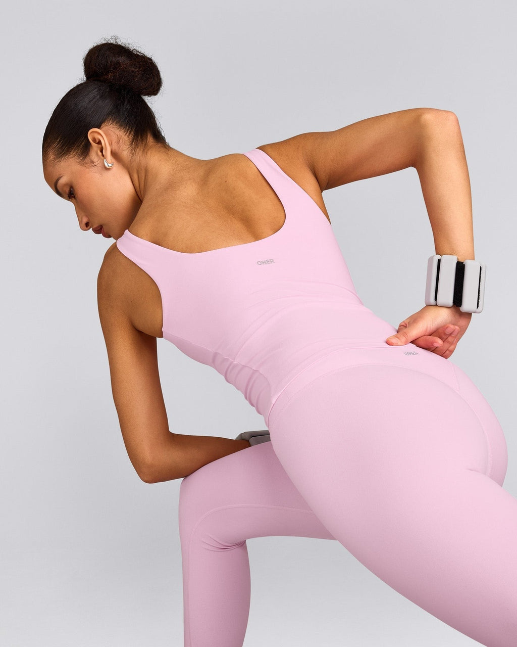 SoftMotionTM Scoop Neck Tank Top | Chalk Pink