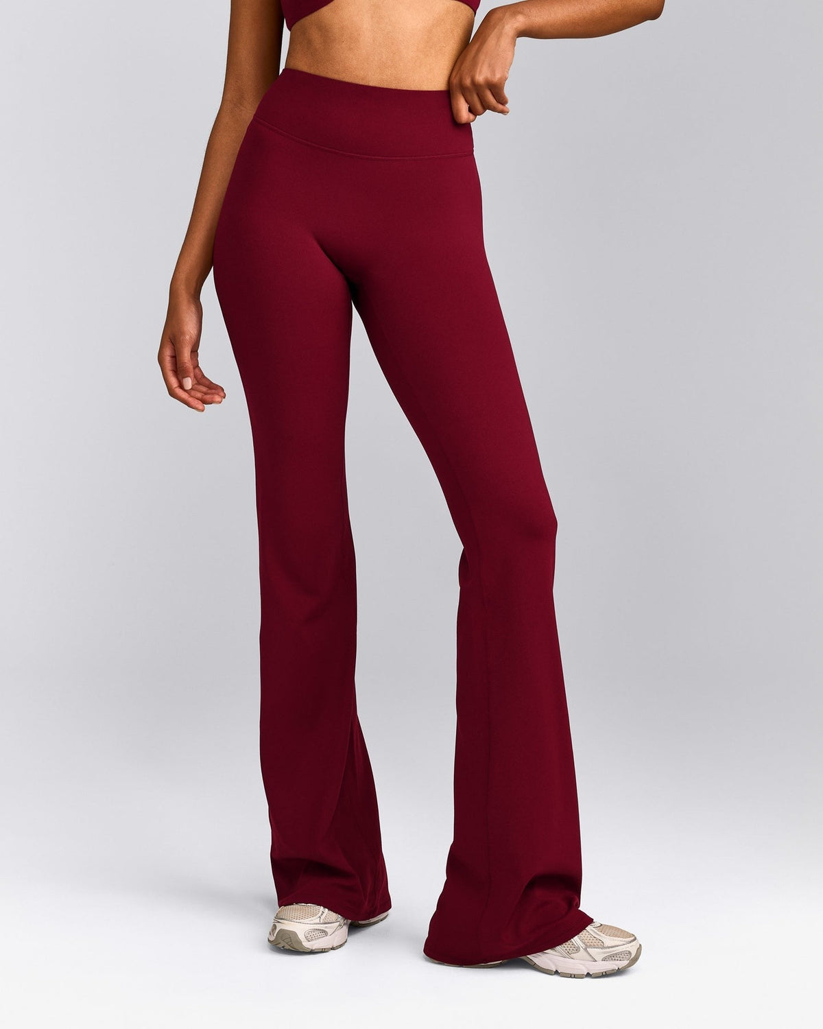 SoftMotionTM Flared Pants | Ruby Red