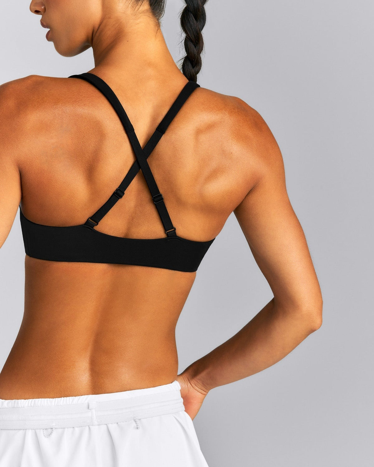 EasyLiftTM Cross Back Sports Bra | Black