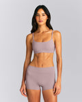 SoftMotionTM Strappy Sports Bra | Dusty Purple
