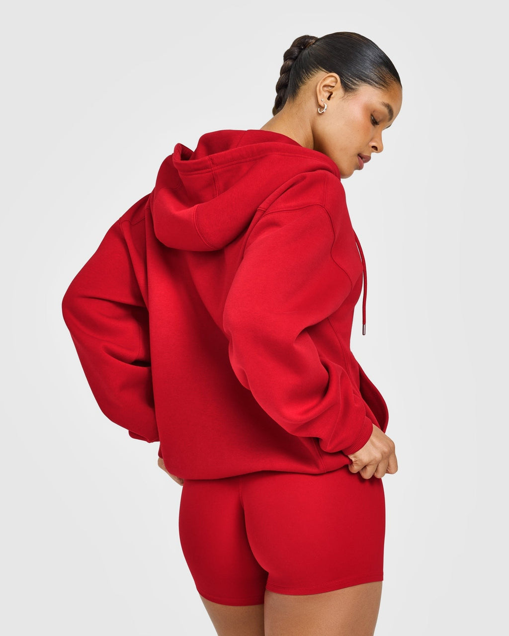 Foundations Zip Up Hoodie | Toasted Red