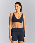 SoftMotionTM Scoop Back Bralette | True Blue