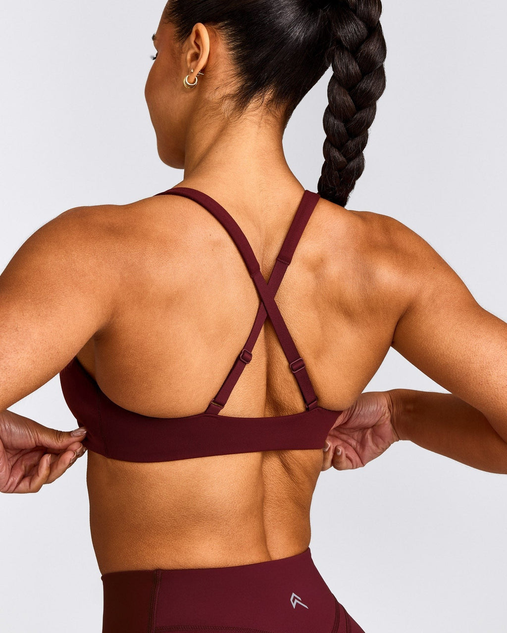 EasyLiftTM Cross Back Sports Bra | Rosewood