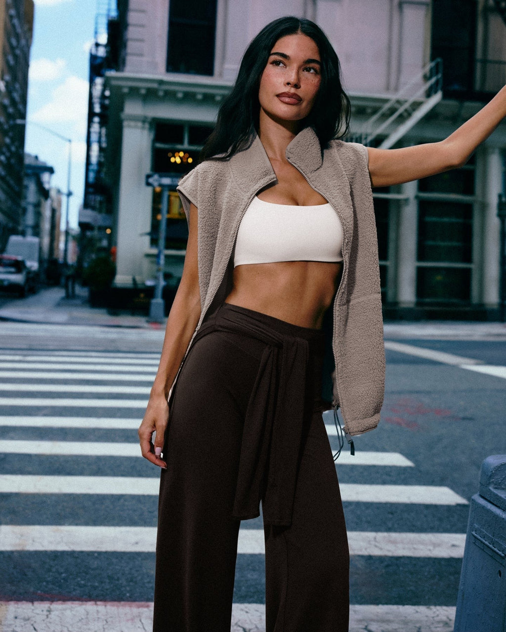 SoftMotionTM Straight Leg Pants | 70% Cocoa