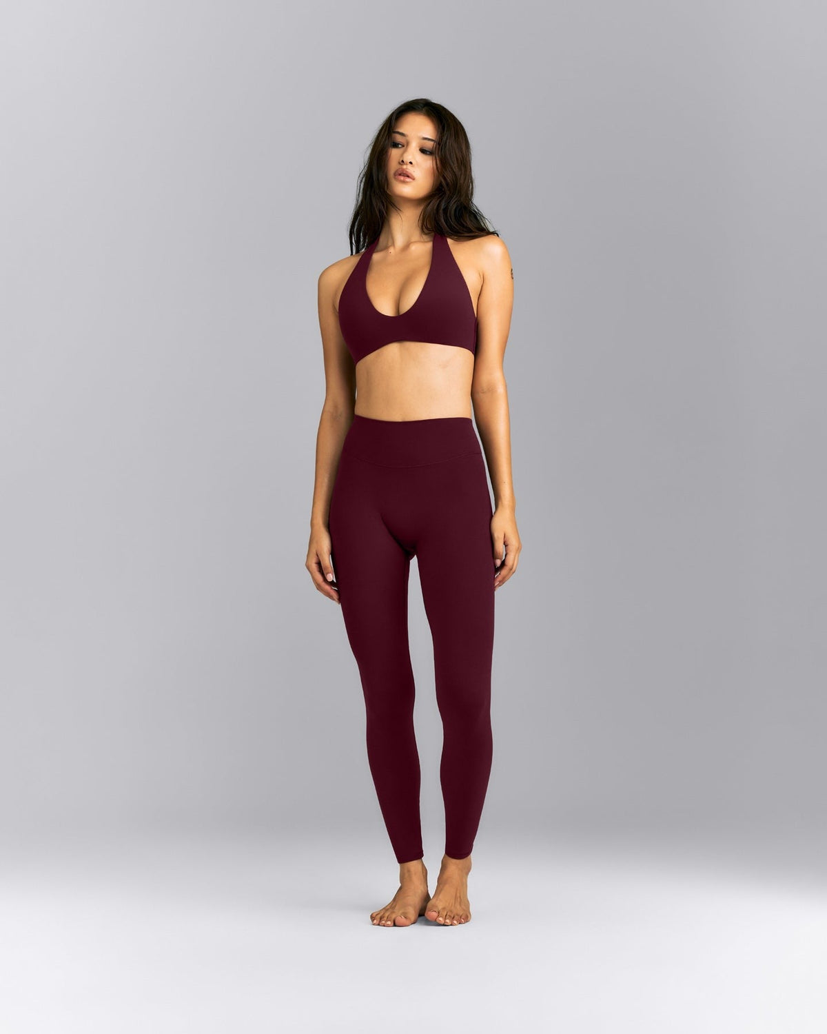 SoftMotionTM High Waisted Leggings | Cherry Lacquer Purple