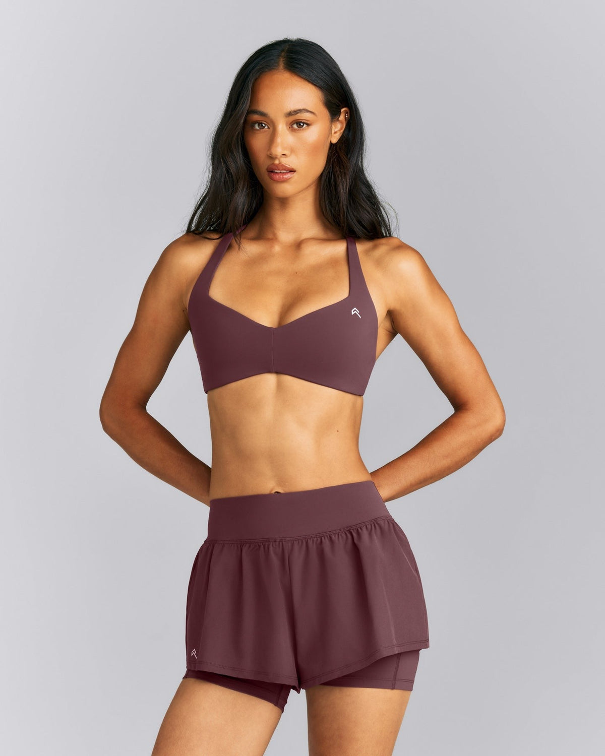 UnifiedMoveTM T Back Minimal Bralette | Velvet Mocha