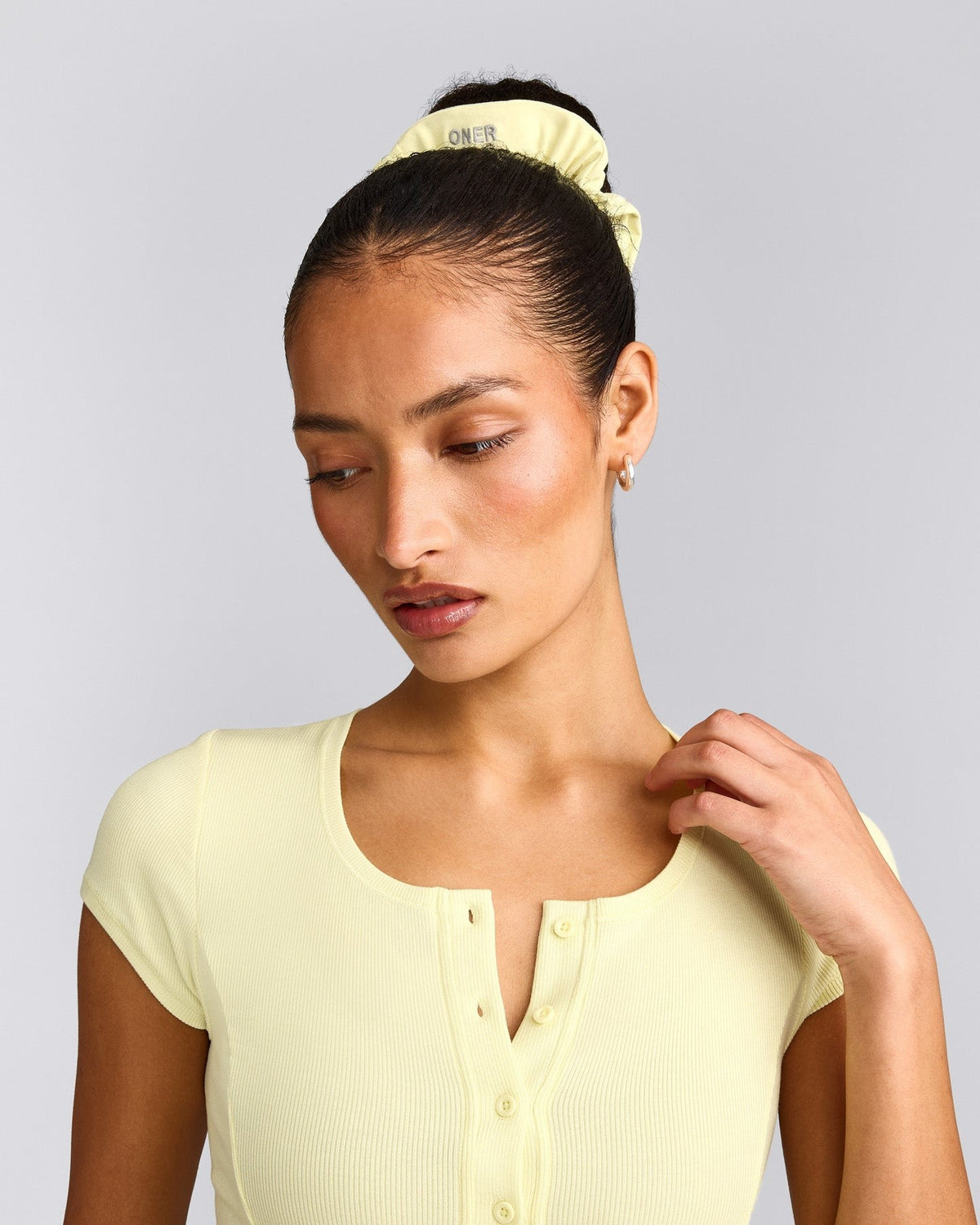 SoftMotionTM Scrunchie | Pastel Yellow