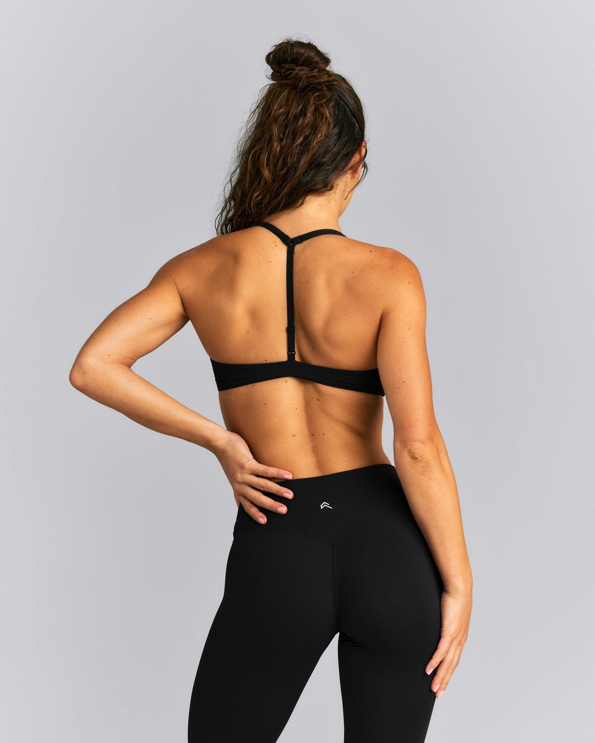 UnifiedMoveTM T Back Minimal Bralette | Black
