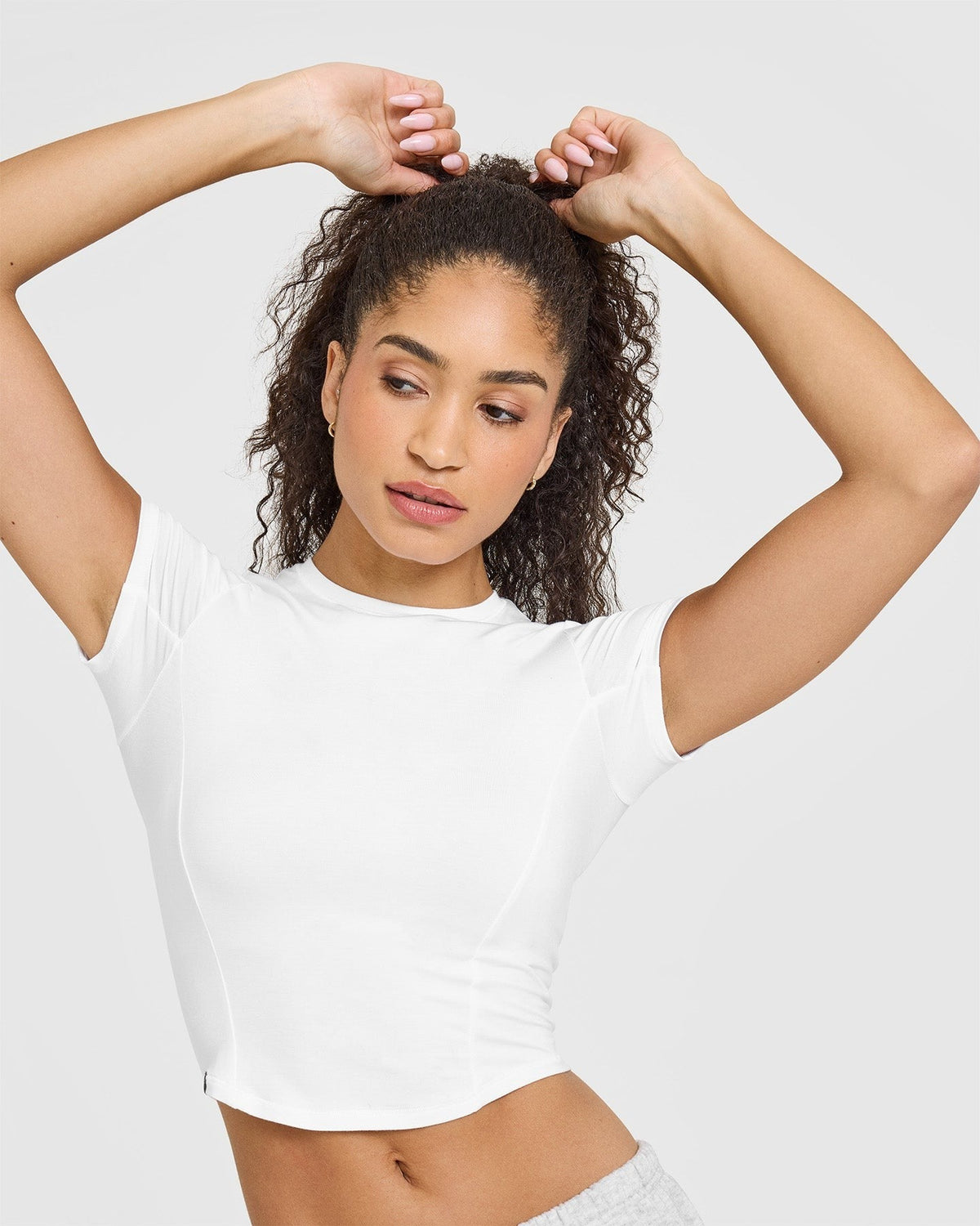 MellowTM Soft Mid Short Sleeve Tee | White