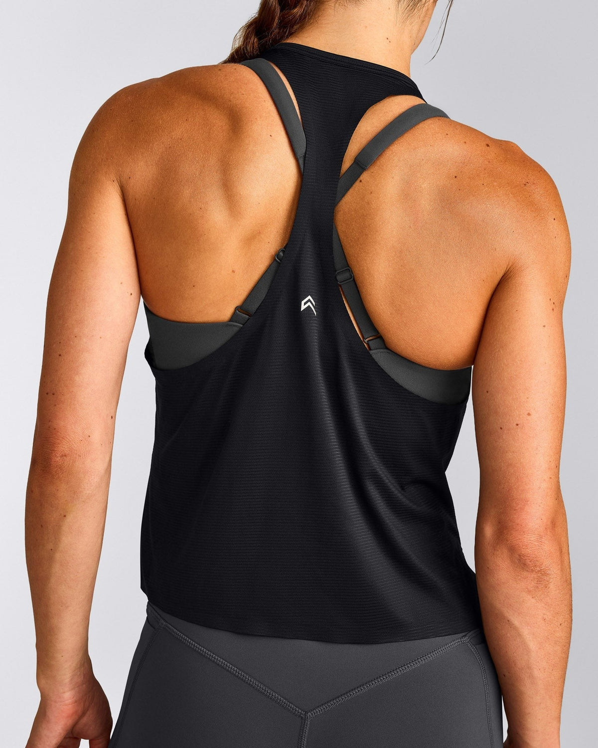 PrecisionMoveTM Drop Armhole Tank Top | Black