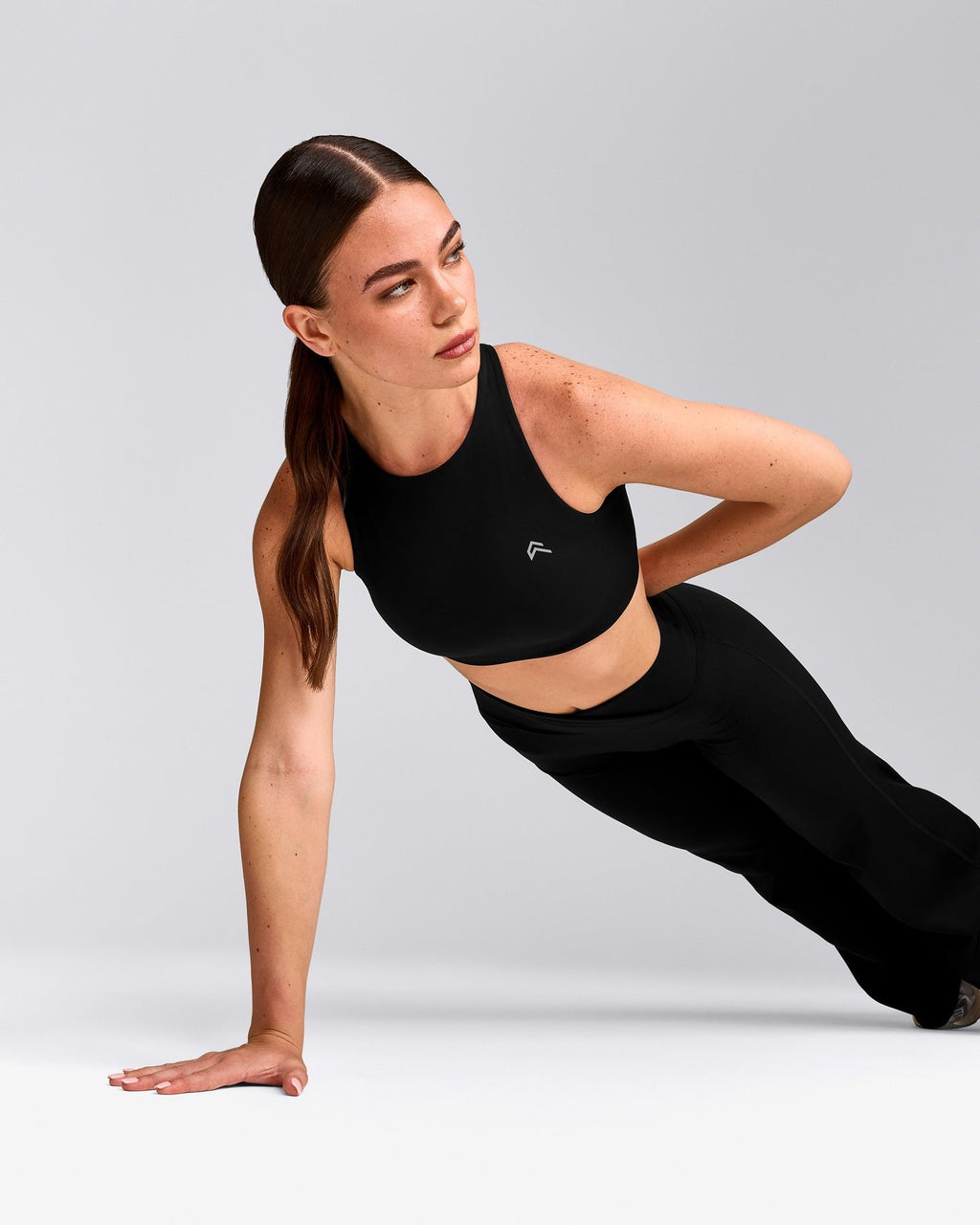 EasyLiftTM High Neck Sports Bra | Black