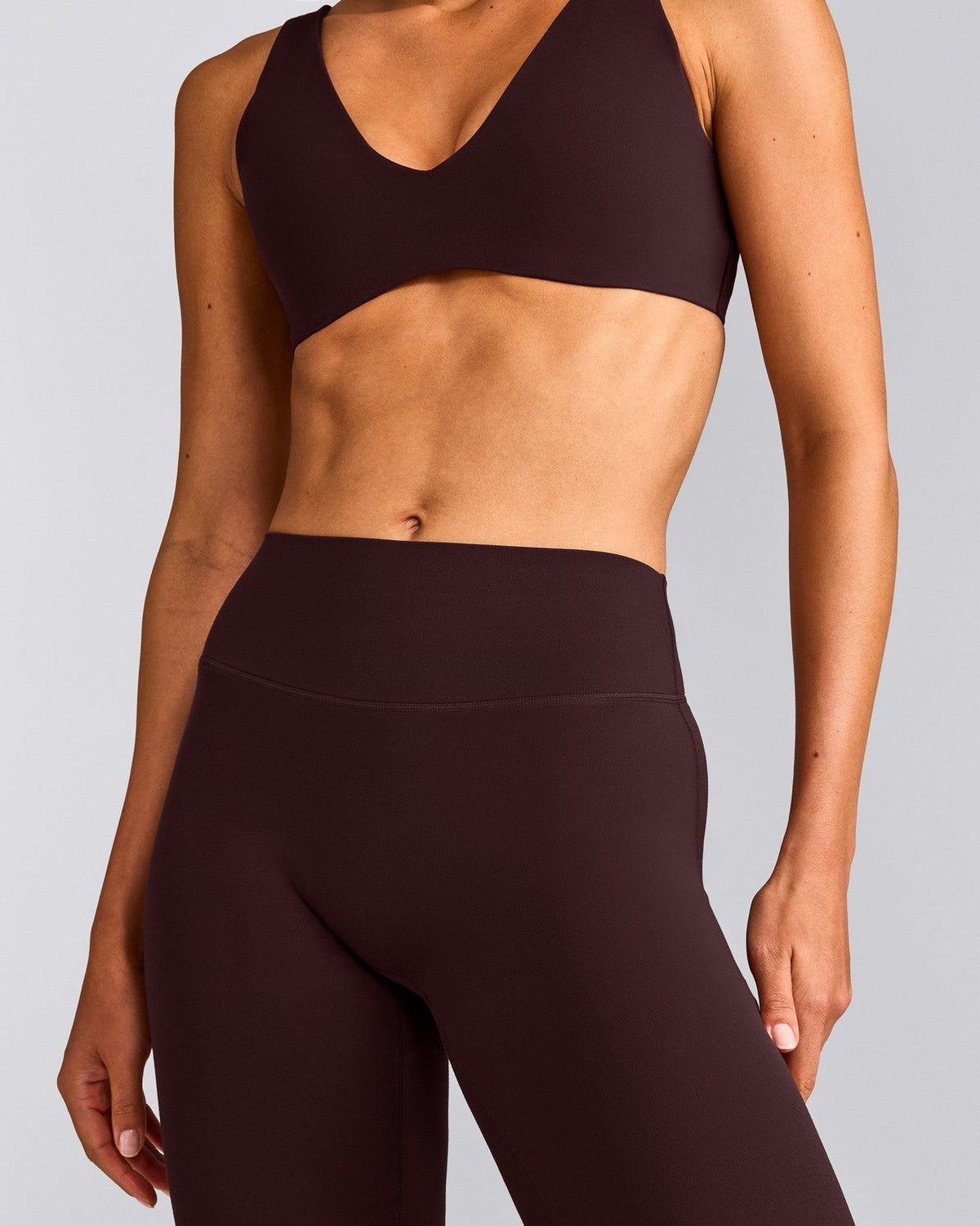 SoftMotionTM Flared Pants | Plum Brown