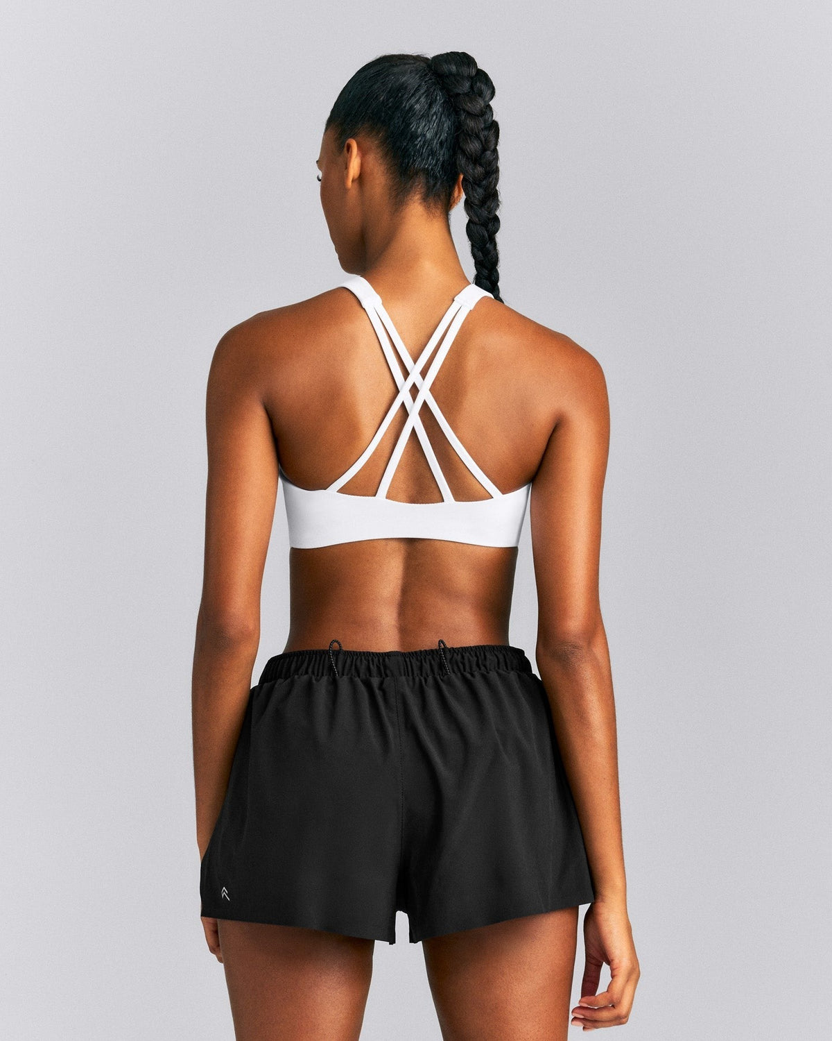 EasyLiftTM High Neck Sports Bra | White