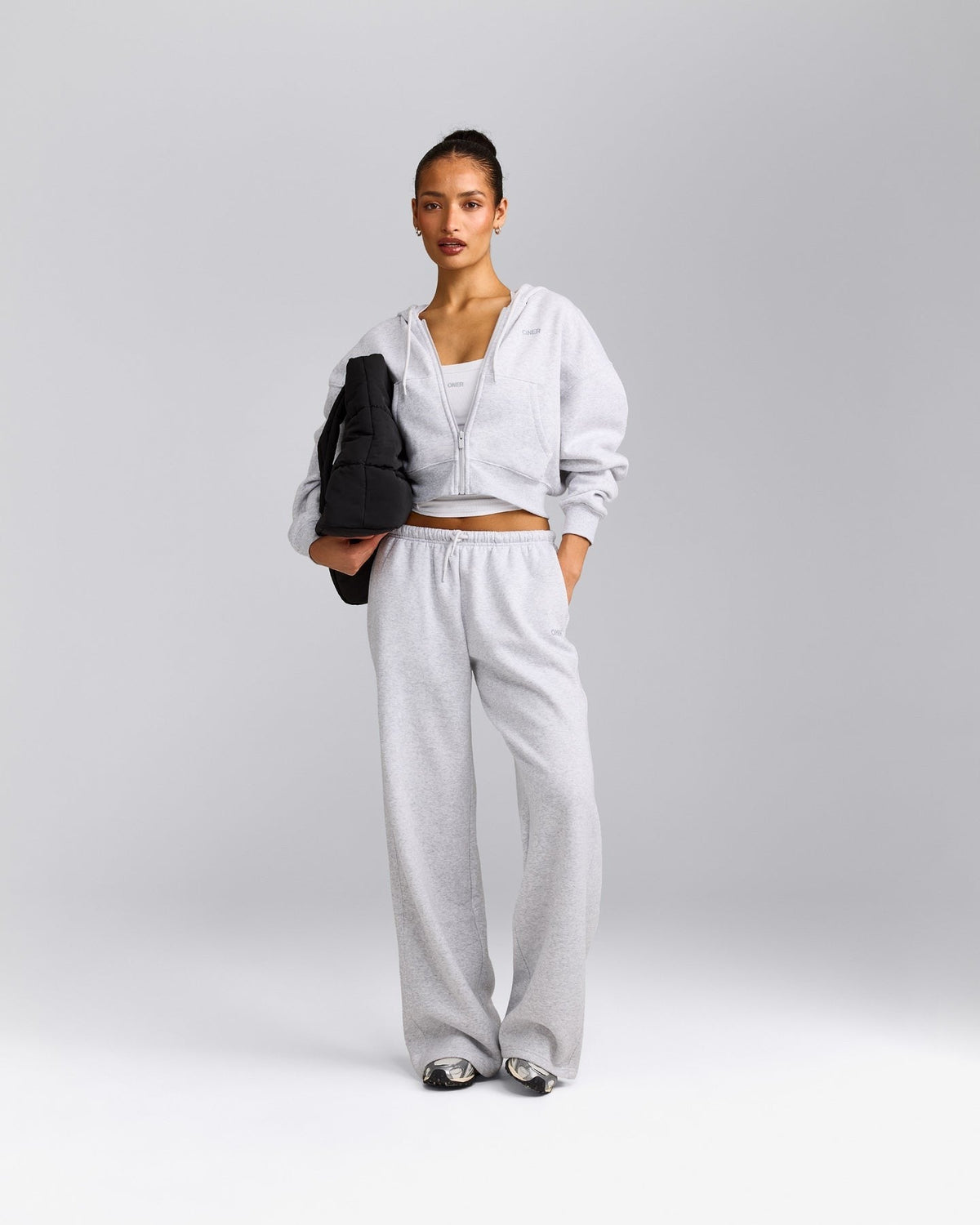 Foundations All Season Straight Leg Sweatpants | Gray Marl