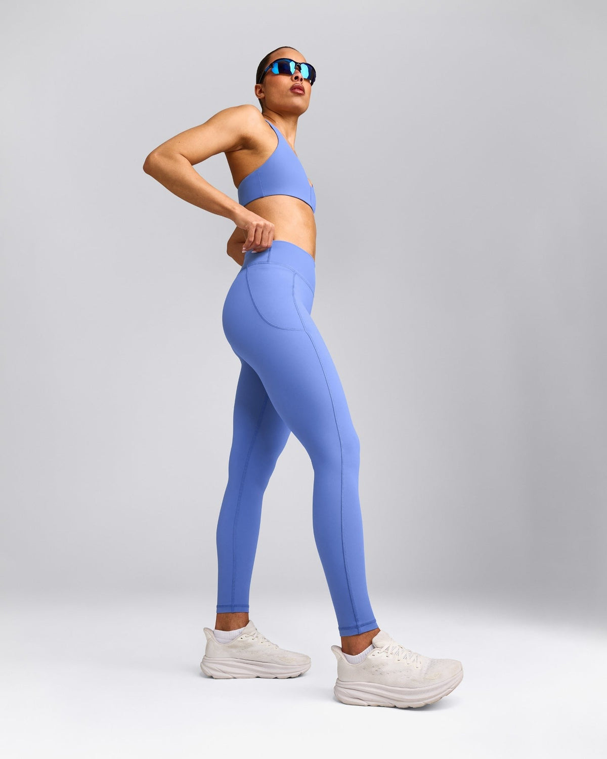 UnifiedMoveTM Pocket Leggings with Bonding | Glaucous Blue