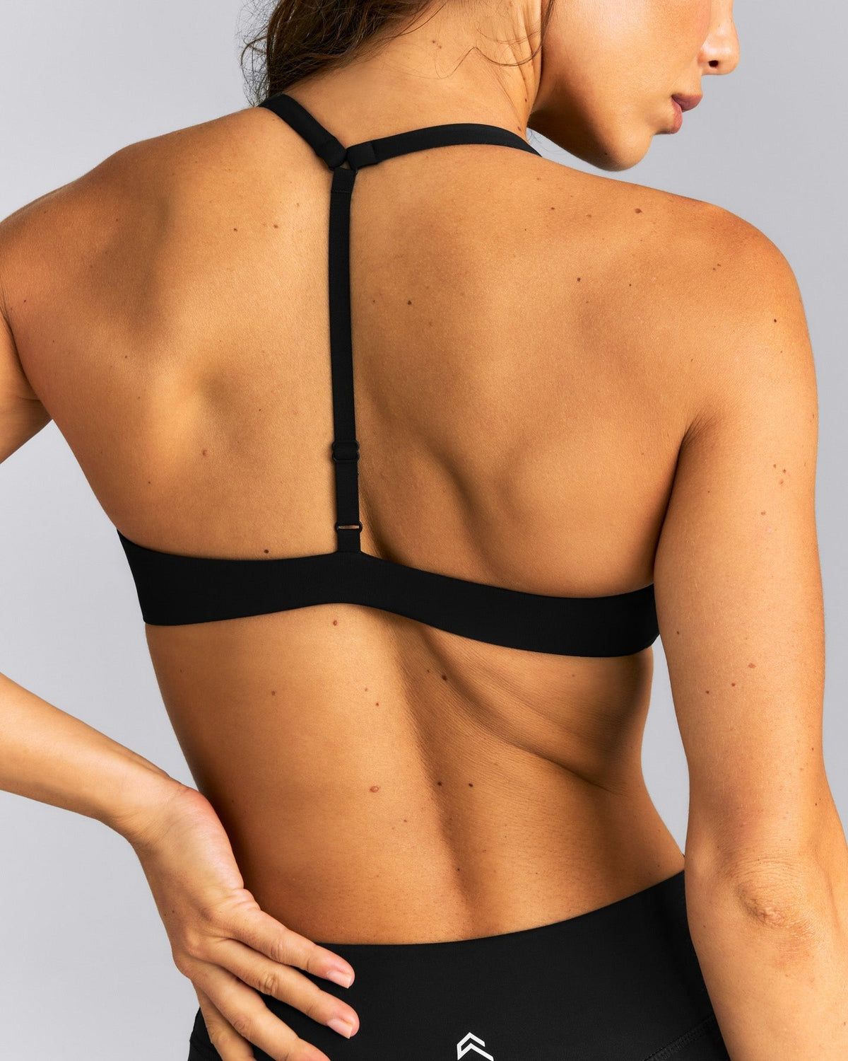UnifiedMoveTM T Back Minimal Bralette | Black