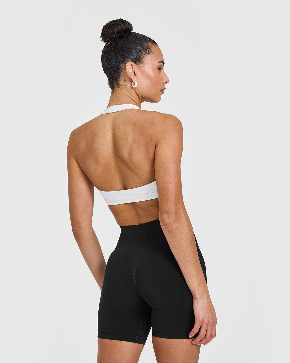 EasyLiftTM Halter Bralette | White