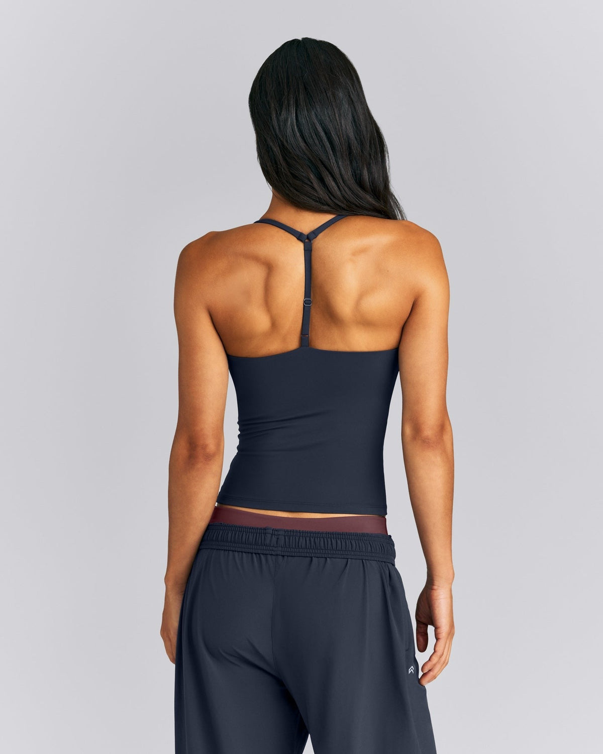 UnifiedMoveTM T Back Mid Tank with Built in Bra Shelf | True Blue