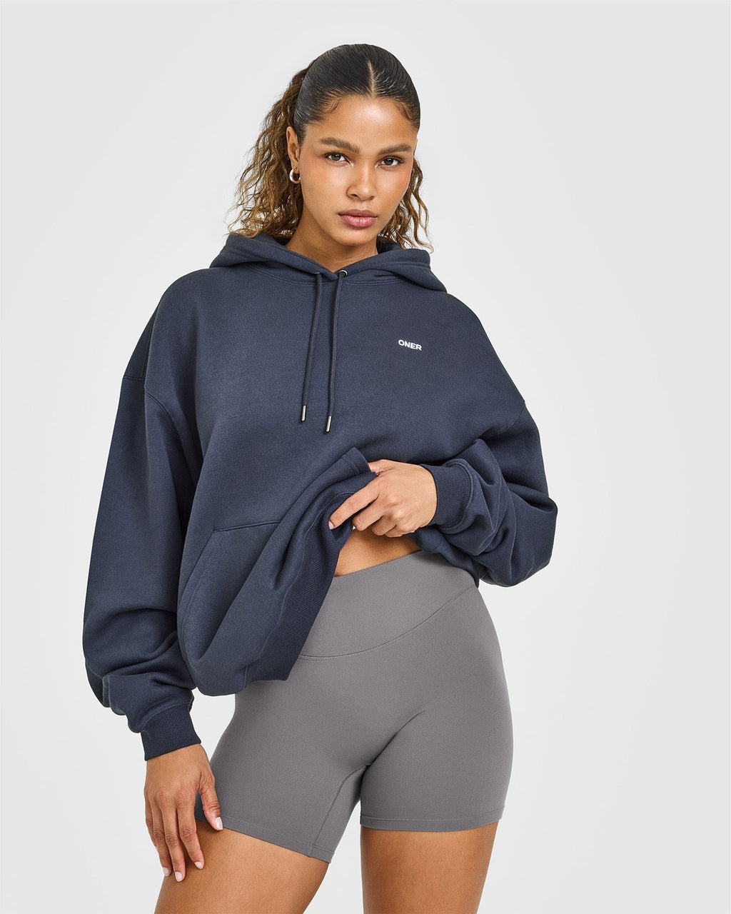 Foundations Oversized Hoodie | True Blue
