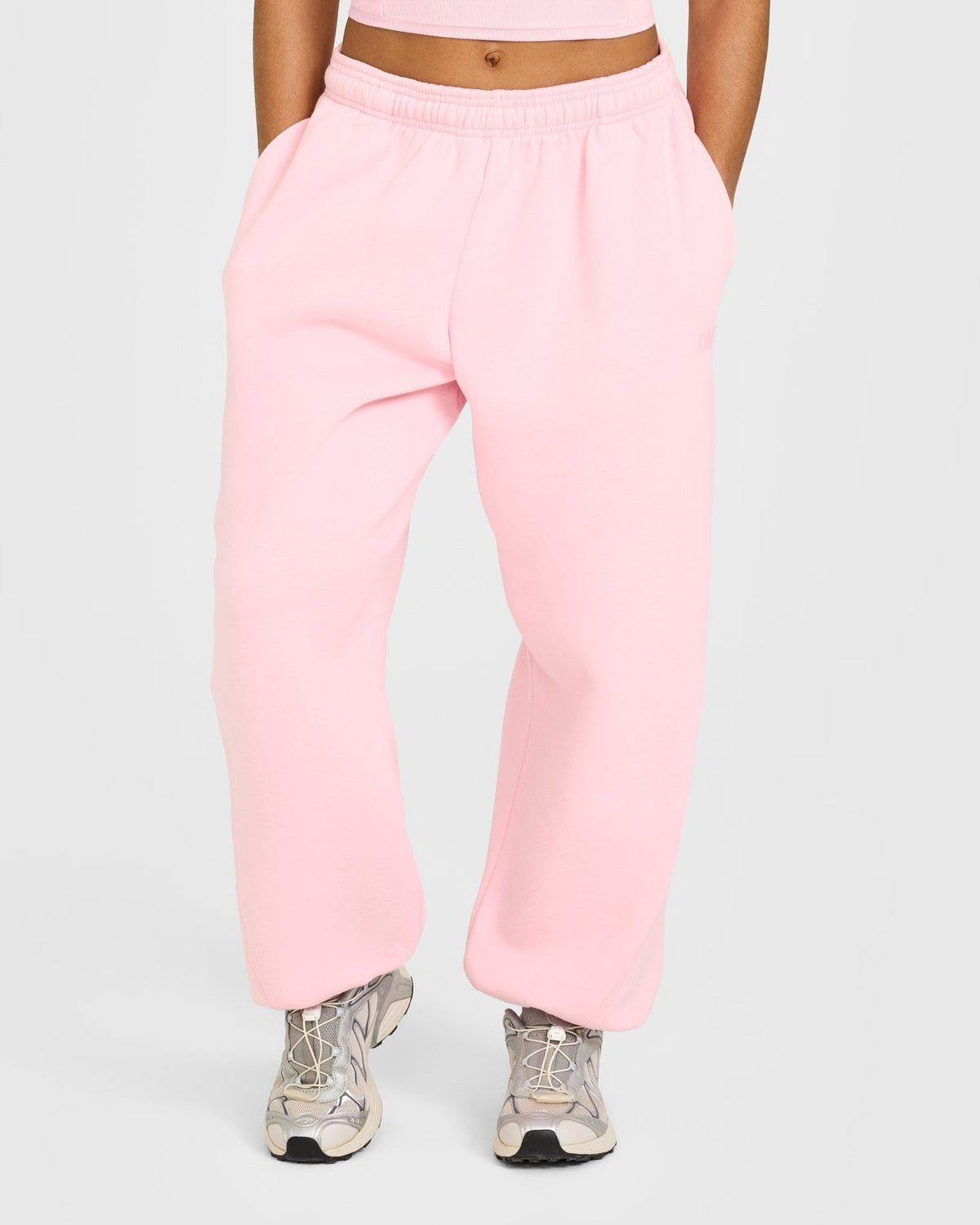 Foundations Oversized Cuffed Sweatpants | Petal Pink