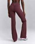 UnifiedMoveTM V Front Mid Rise Flared Pants | Velvet Mocha