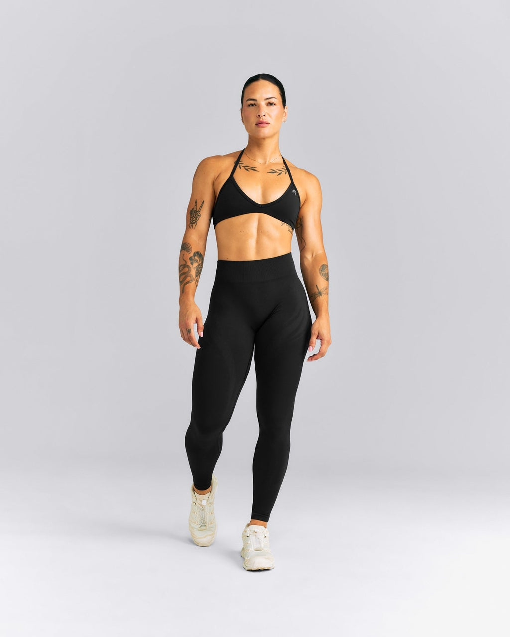 EnhanceLiftTM Seamless Mid Rise Leggings | Black
