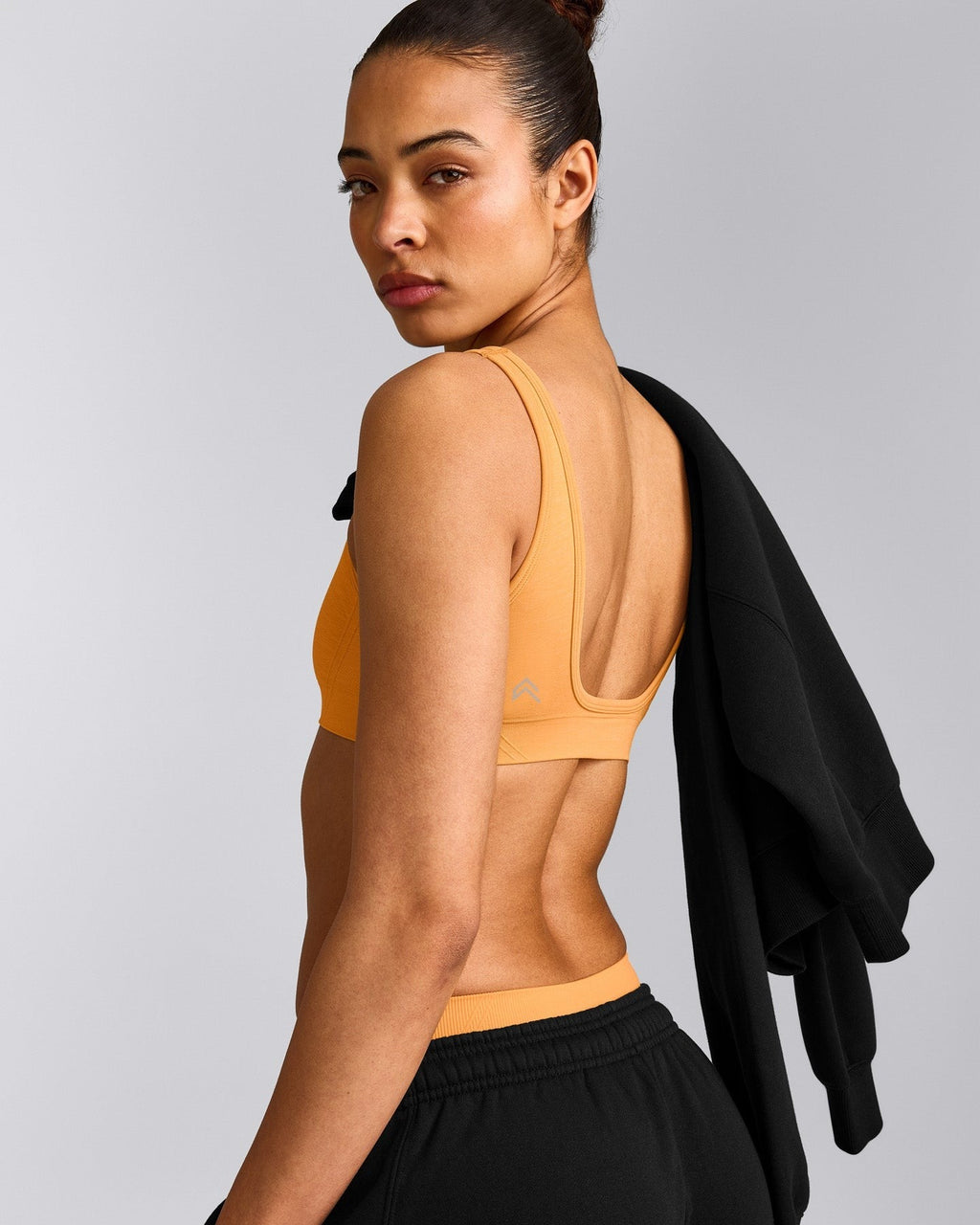EffortlessLiftTM Square Neck Sports Bra | Powdered Orange
