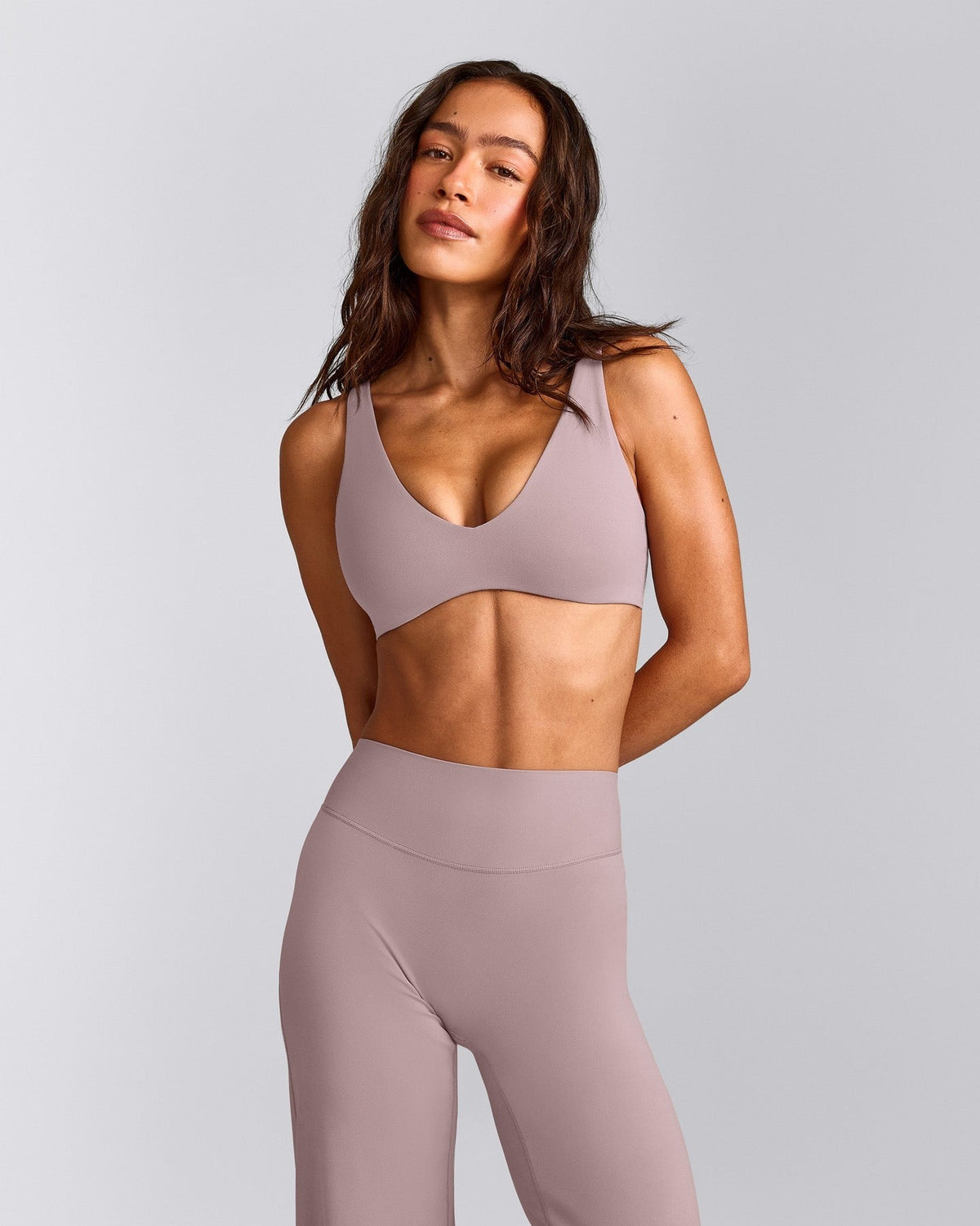SoftMotionTM Scoop Back Bralette | Dusty Purple
