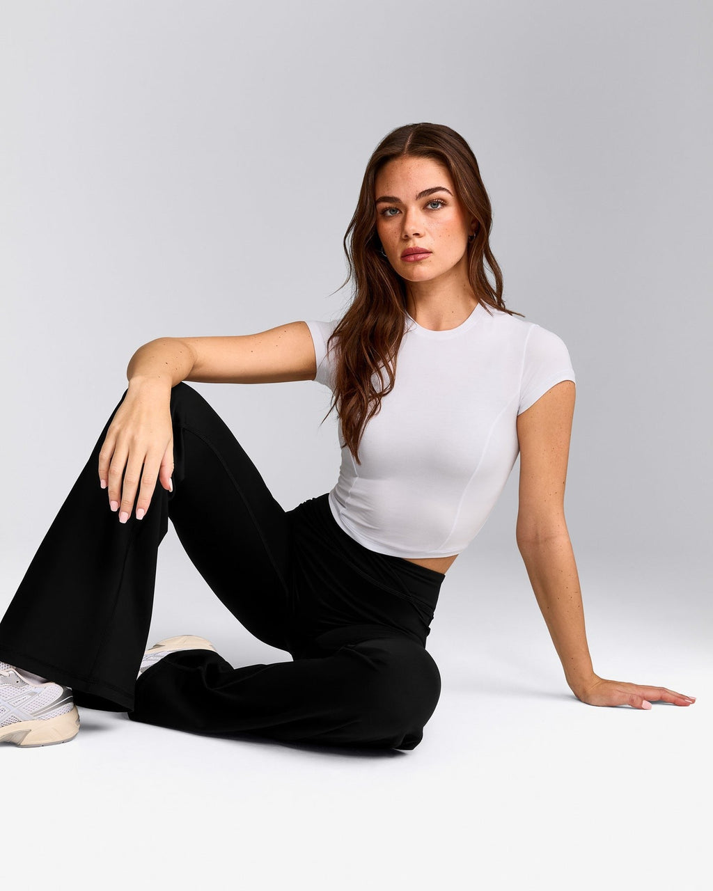 MellowTM Motion Crew Neck Mid Top | White