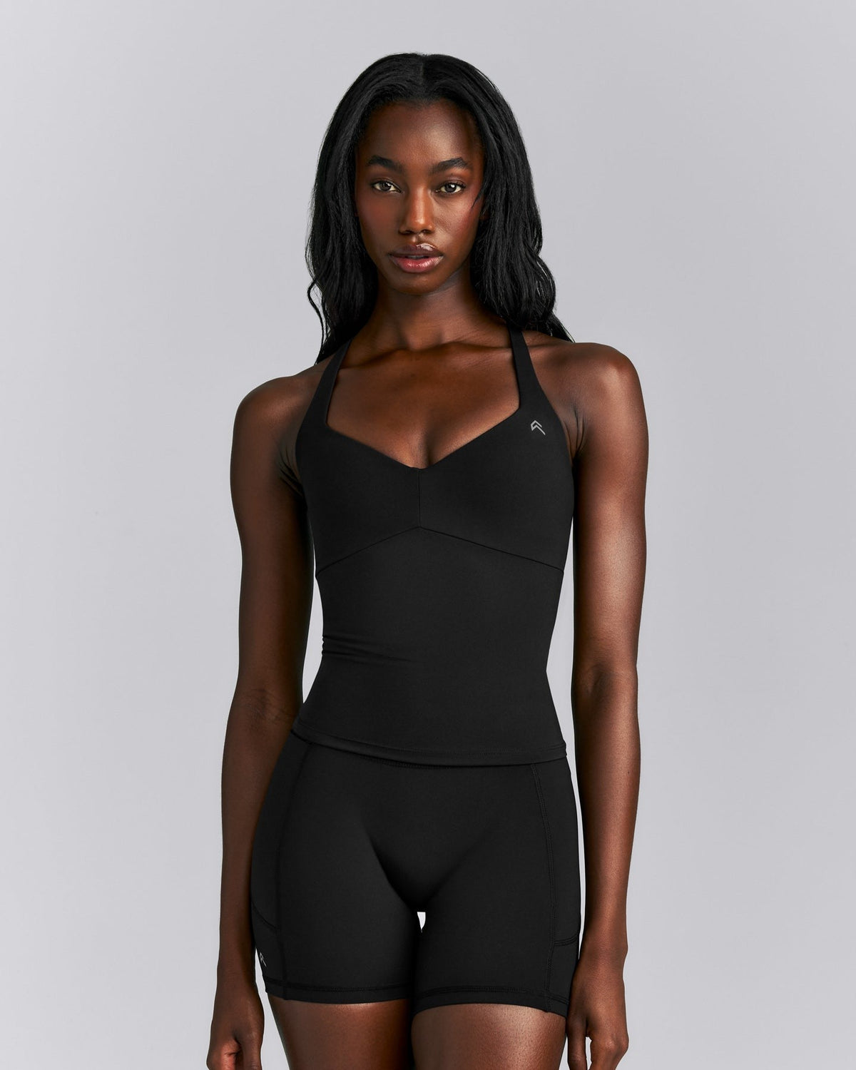 UnifiedMoveTM T Back Mid Tank with Built in Bra Shelf | Black