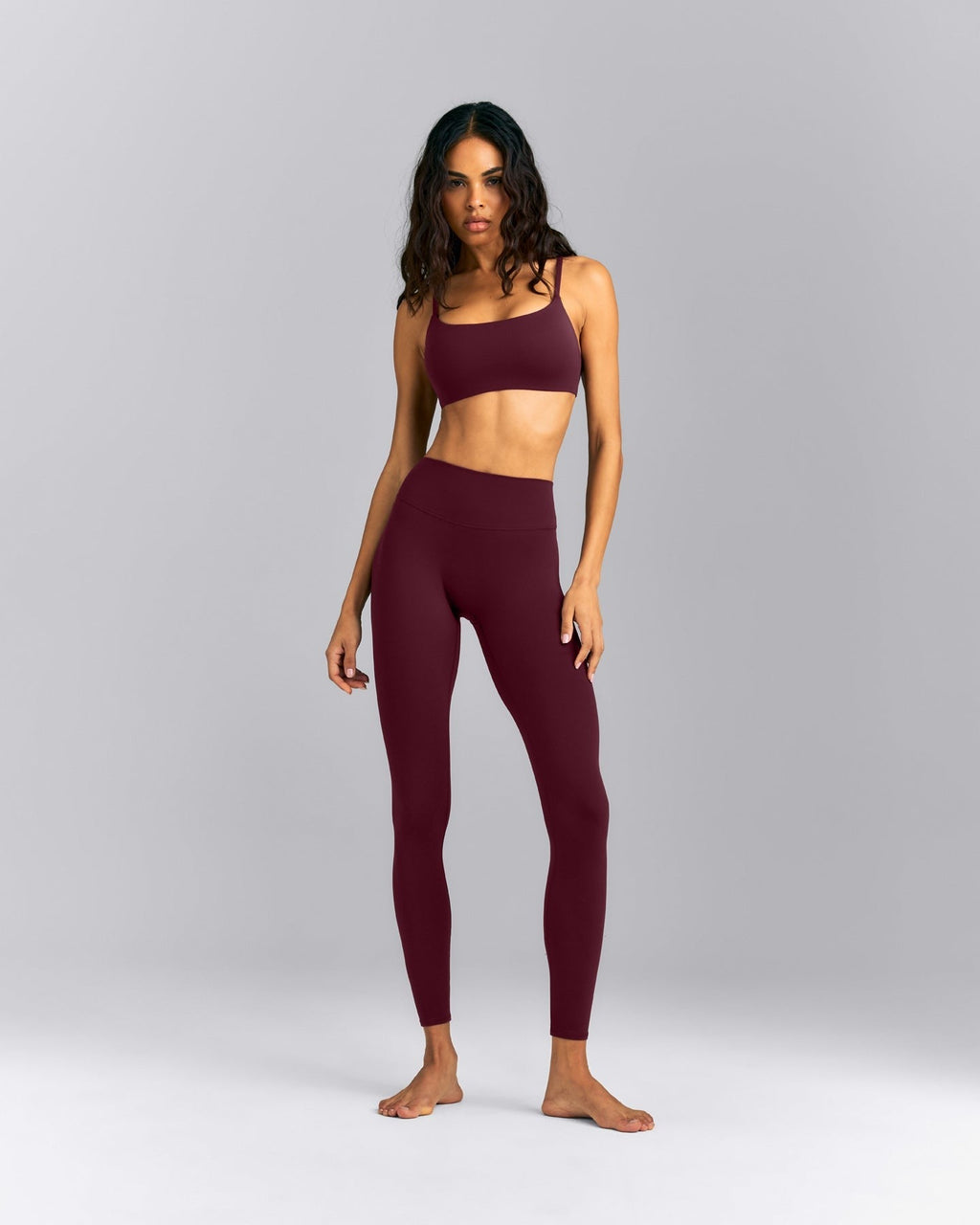 SoftMotionTM Strappy Sports Bra | Cherry Lacquer Purple